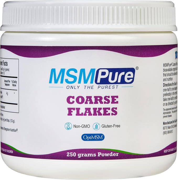 KALA HEALTH MSMPure Coarse Flakes 8.8 oz and Muscle &amp Joint Cream 2oz Bundle