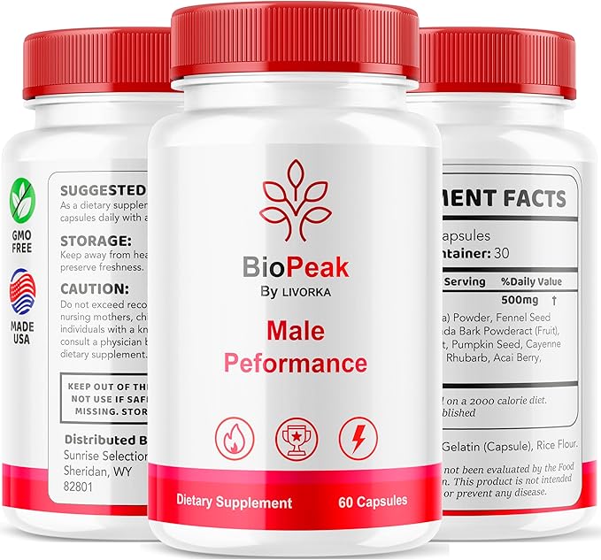LIVORKA (2 Pack) BioPeak Capsules BioPeak Advanced Support Formula Pills (120 Capsules)