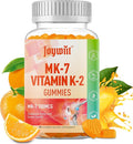 Vitamin K2 MK-7 Gummies 100mcg Extra Strength K2 Vitamin Supplement for Bone &amp He-Art Support Chewable Natural Orange Flavor Non GMO Vegan 60 Gummies