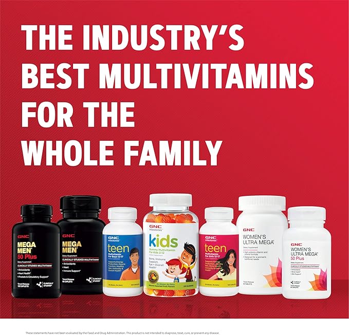 GNC Mega Men Energy &amp Metabolism Multivitamin | Increased Calorie Burning | 90 Count