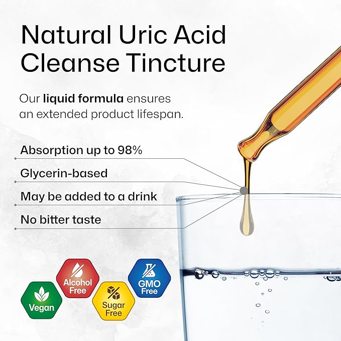 BIO KRAUTER Adrenal Support Tincture 4 Fl. Oz. &amp Uric Acid Support Tincture 4 Fl. Oz.