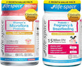 Life-Space Mother-to-Be &amp Beyond Probiotic Bundle: Feminine Care &amp Prenatal Support for Healthy Vaginal Microflora &amp Comfort for Mom's Breast Gut &amp Vaginal Health and Baby Growth