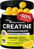 VitaUp Creatine Monohydrate Gummies for Men &amp Women - USA Made Monohydrate Creatine for Men 5000mg Per Serving - Supports Energy Levels Training Endurance &amp Muscle Performance - 90 Gummies