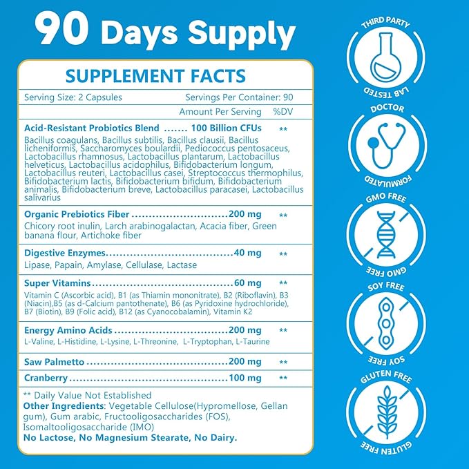 NATURE TARGET Probiotics for Women &amp Probiotics for Men 180 Capsules