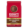 Eight O'Clock Coffee 100% Arabica Colombian Peaks Medium Roast Ground Coffee Kosher Certified 18 Ounce (Pack of 1)
