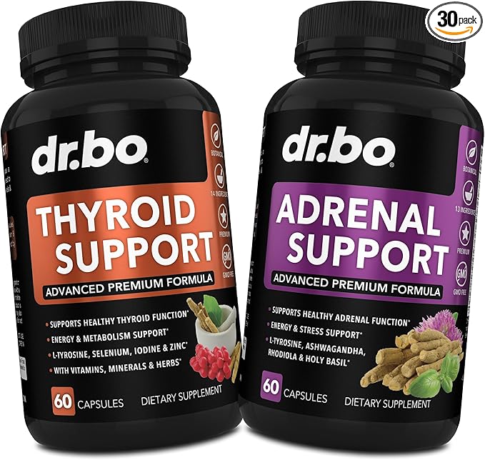 DR. BO Thyroid Adrenal Supplements for Women &amp Men