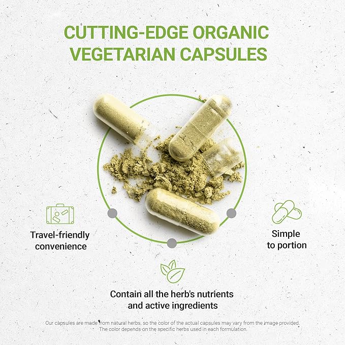 Secrets of the Tribe Oregon Grape USDA Organic Capsules | Certified Organic Vegetarian Capsules Herbal Dietary Supplement | Mahonia aquifolium Dried Root (60 Count)