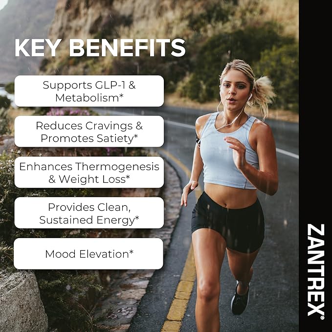 Zantrex Black – Naturally Boost GLP-1 &amp Metabolism Support | Thermogenic Energy Weight Management Formula | 120 Count