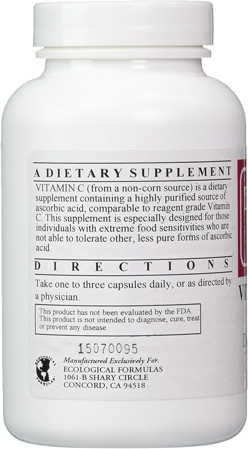 Cardiovascular Research Vitamin C-1000 Capsules 120 Count