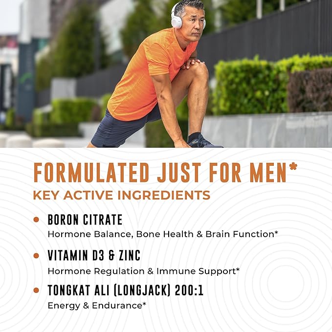 Left Coast Performance Boron Supplement for Men &amp Beef Organ Supplement - Testosterone Boosting Bundle for Men's Gut Health Energy Hormone Balance and Immune Support