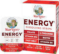 Energy Dissolving Strips by MaryRuth's | Biotin | Vitamin B12 | Vitamin B6 | B Vitamin Complex | Support Energy Levels | L Theanine | Sugar Free | Strawberry Flavor | Vegan | Gluten Free | 30 Count
