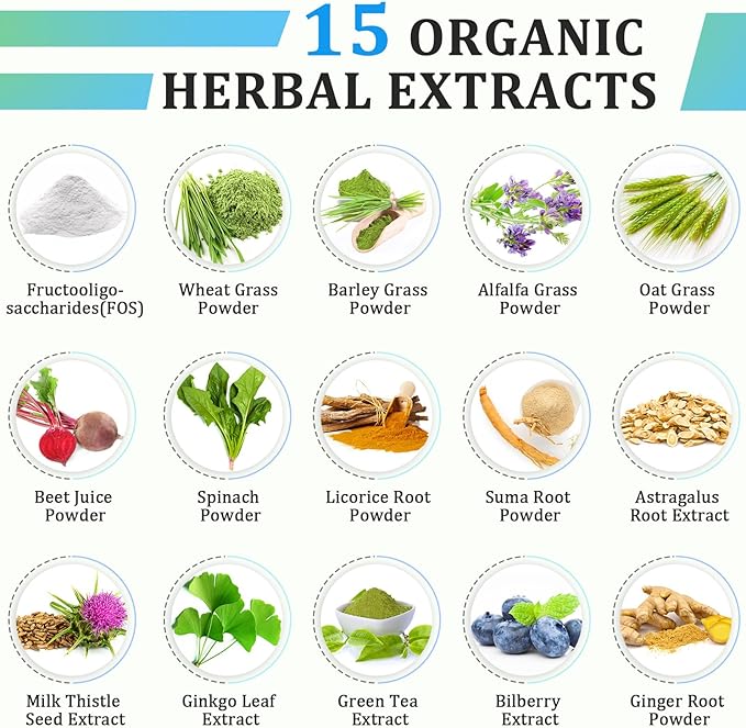 Probiotics for Women &amp Men - 300 Billion CFU 24 Strains Probiotics + 15 Organic Herbs Prebiotics for Digestive Gut Health Immune Constipation Diarrhea &amp Whole-Body Health - 4 Months Suppl