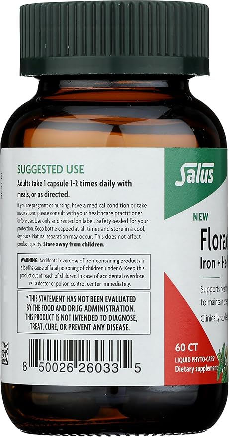 Floradix Iron Herbs 60 Count