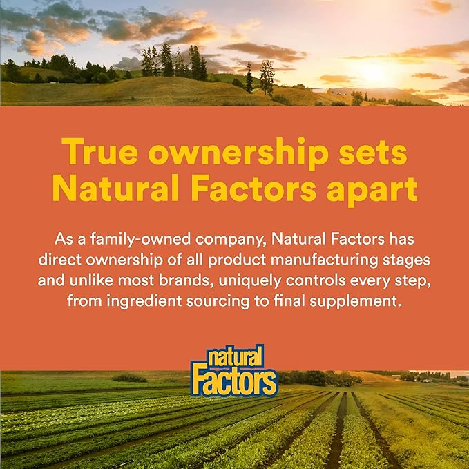 Natural Factors MSM Joint Formula Supports Healthy Joints and Mobility 180 Capsules