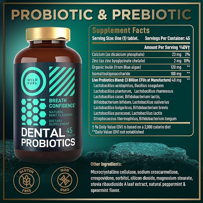 WILD FUEL Oral Probiotics for Oral Health and Keto Candy with MCT Oil Bundle