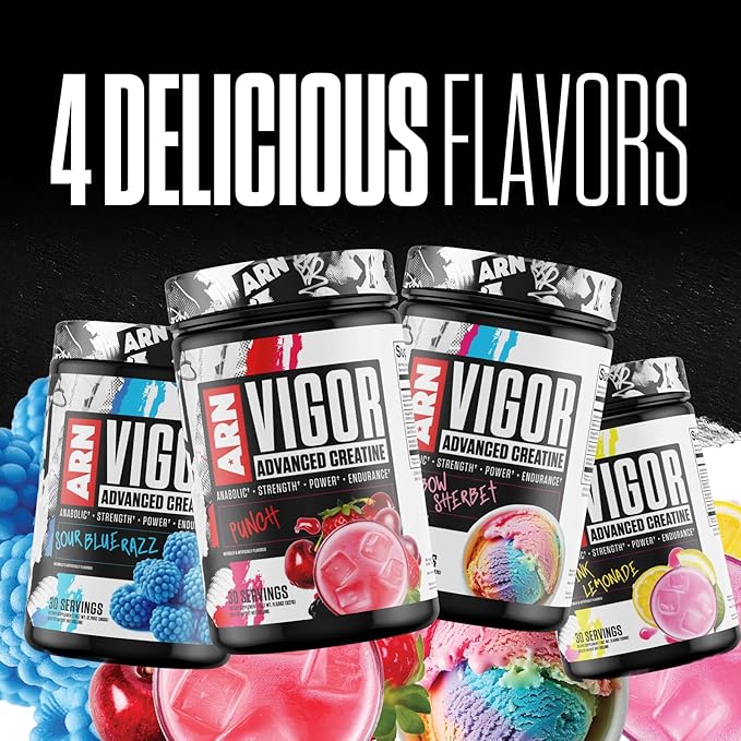 Arms Race Nutrition | ARN | Vigor Advanced Creatine Formula (30 Servings Orange Julian)