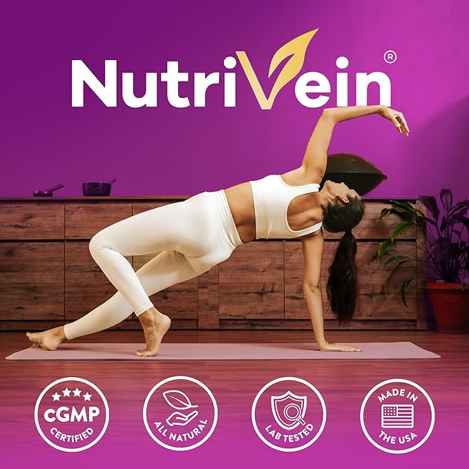 Nutrivein Premium Citrus Bergamot &amp Resveratrol Supplement Bundle: Resveratrol &amp 25:1 Citrus Bergamot Supplement for Vitality Repair &amp Circulatory Wellness