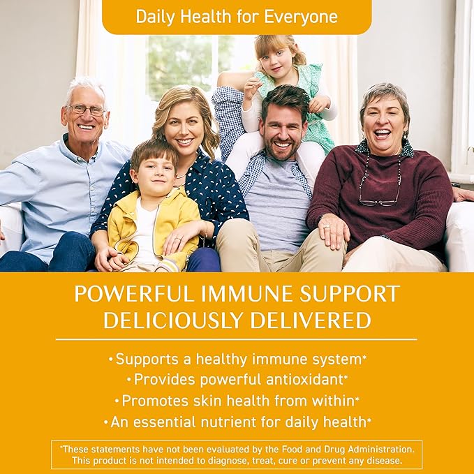 Umeken C-Balance Vitamin C Chewables Acerola &amp Lemon Extract High Potency Immune Support for Adults and Children 68g (45-Day Supply 1 Pack)