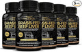 FREZZOR New Zealand 100% Live-Grass-Fed Beef Liver 900 Capsules Supports Energy Production Detoxification Digestion Immunity and Full Body Wellness Non-GMO 3000 mg per Serving