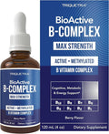 BioActive Vitamin B Complex - Blood Stream Ready Methylated B Complex - Featuring Methylfolate 3 BioActive Forms of B12 BenfoPure® B1 &amp Pantesin® B5 - 12 B Vitamins in Clinical Doses - Liquid 4