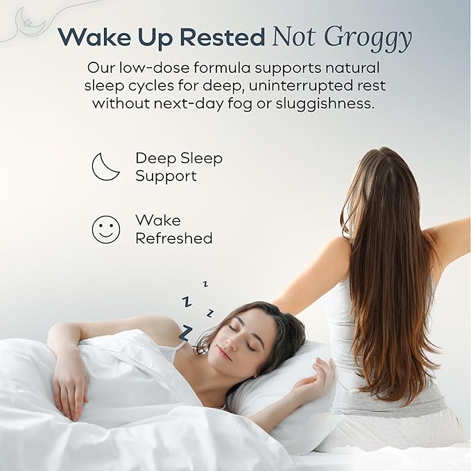 Sleep Liposomal Supplement with Low-Dose Liquid Melatonin Kids and Adults - Relaxation Aid Deep Restorative Sleep Support - Vegan and Clean - Advanced Absorption - Berry Flavor - 60 Pump Servings