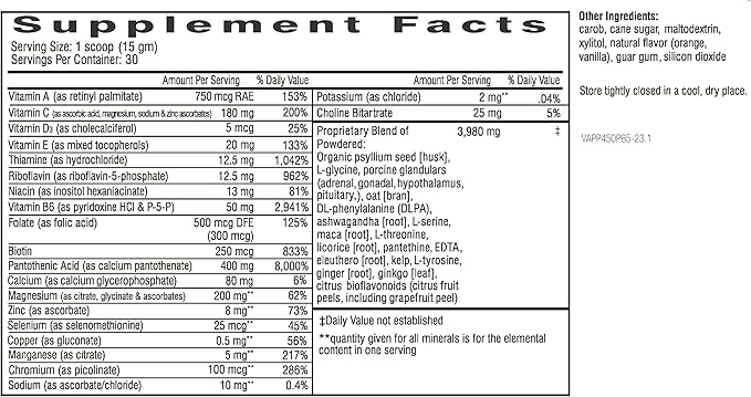 Dr. Wilson's Adrenal Power Powder 450 gram Powder