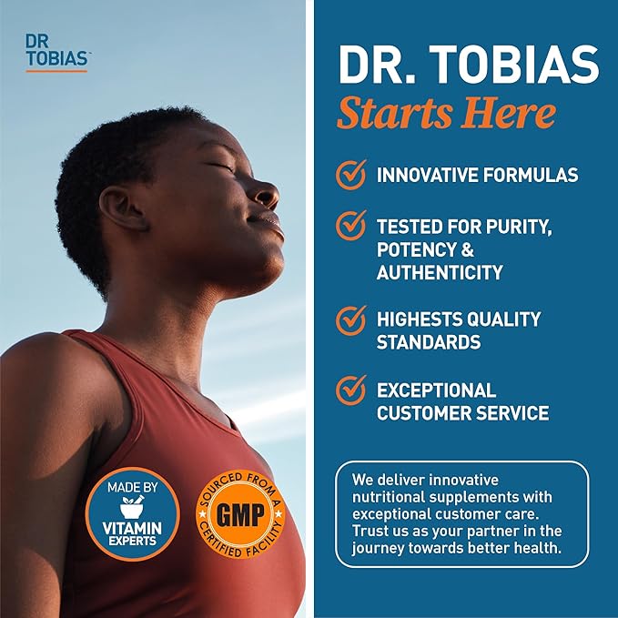 Dr. Tobias Alpha GPC &amp Joint Support Supplement - Support Cognitive Function &amp Joint Health with Bioavailable Choline Supplement &amp Premium Glucosamine Chondroitin and MSM Non-GMO