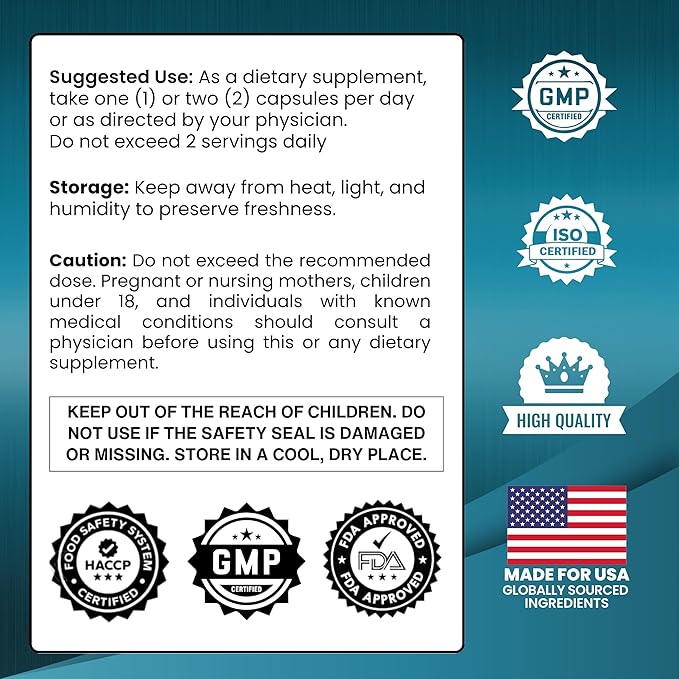 Original Retina Clear Pro Advanced Pills Capsule Premium Formula Natural Ingredients for Overall Eye Care Health &amp Balanced Healthy Vision | RetinaClear Pro | 60 Capsules Each Bottle (Pack of 5)