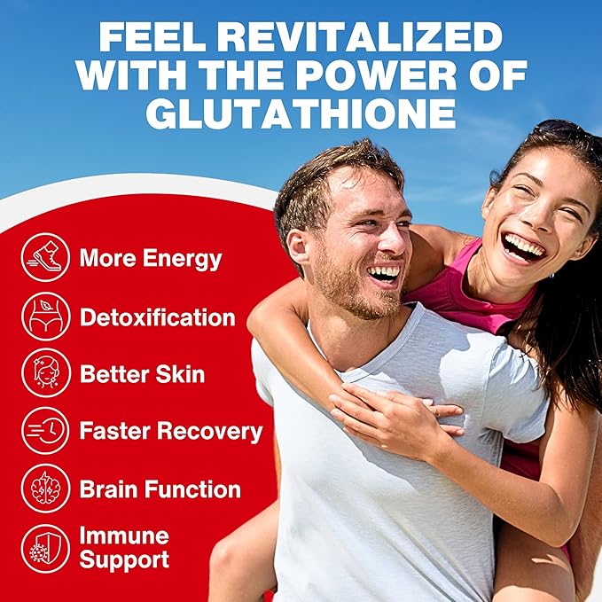 Liquid Liposomal Glutathione Spray - Maximum Absorption Glutathione Supplement with NAC Ashwagandha Glutamine Ascorbic Acid - Sublingual Easy Use - Immune &amp Detox Support - 2oz
