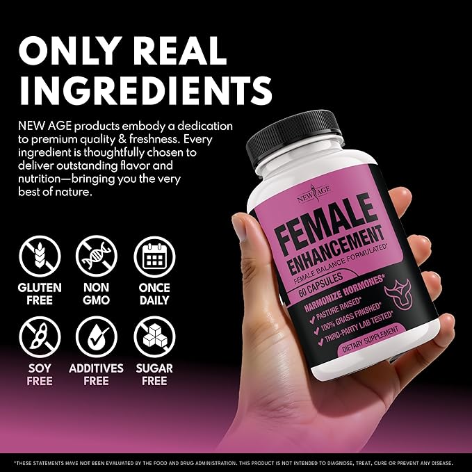 NEW AGE Beef Organ Supplement for Women – Supports Hormone Balance Energy &amp Wellness – Pasture Raised Superfood – Liver Heart Kidney Uterine Tissue – Ovary Uterus Fallopian Female Support-12