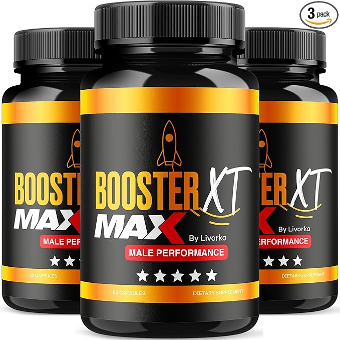 (3 Pack) Booster XT For Men MAX Strength Men's Supplement Booster XT Booster XT for Men Reviews BoosterXT Booster XT Reviews Buster XT Booster X T Capsules Pro Supplement Pastilla 180 Capsules