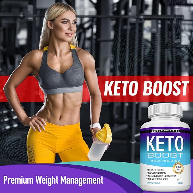 Keto Boost Diet Pills Ketosis Supplement - Natural Exogenous Keto Formula Support Energy &amp Focus Advanced Ketones for Ketogenic Diet for Men Women