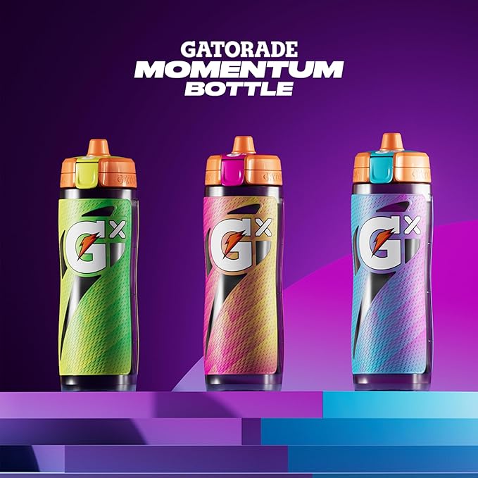 Gatorade Gx BottleMomentum Neon Blue(Pack of 6)