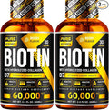 PURE RESEARCH Biotin &amp Collagen 60000mcg Hair Growth Liquid Drops Supports: Strong Nails Glowing Skin Healthy Hair Growth More Absorption Than Capsules &amp Pills (4Fl Oz)