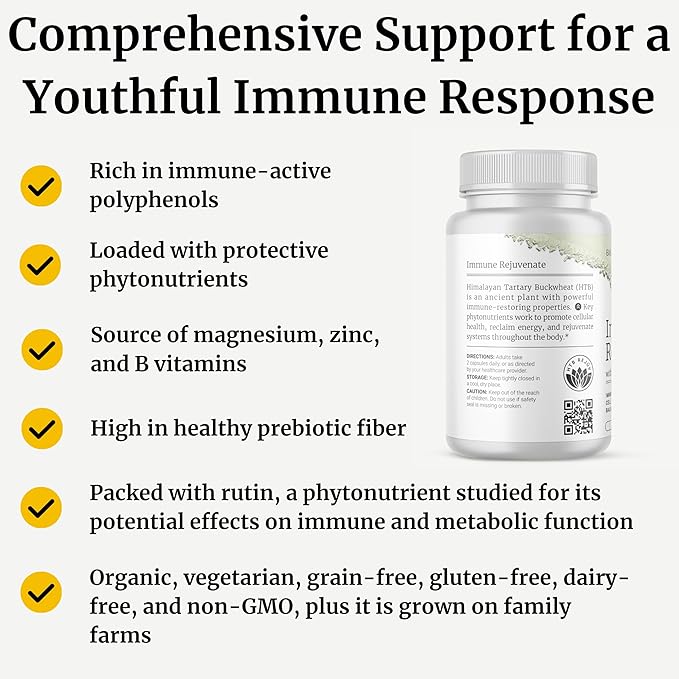 BIG BOLD HEALTH Immunity Starter Bundle - Himalayan Tartary Buckwheat Immune Support + Wild Alaskan Omega-3 - Polyphenol &amp Omega-3 Fatty Acid Wellness Duo - Gluten-Free Non-GMO 60-Day Supply
