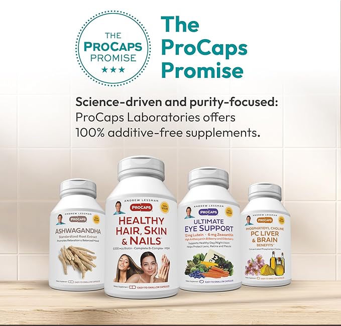 ANDREW LESSMAN Vitamin B12 250 360 Capsules - Absorption-Protected Methylcobalamin (Natural Coenzyme Vitamin B12) Essential for Energy and Stress Support Plus B-Complex Easy to Swallow Capsules