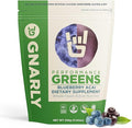 Gnarly Nutrition Greens Superfood Powder – Blueberry Acai Performance Super Greens Powder – NSF Sport Certified – Organic Probiotics &amp Essential Micronutrients - Blueberry Acai 11.64 oz