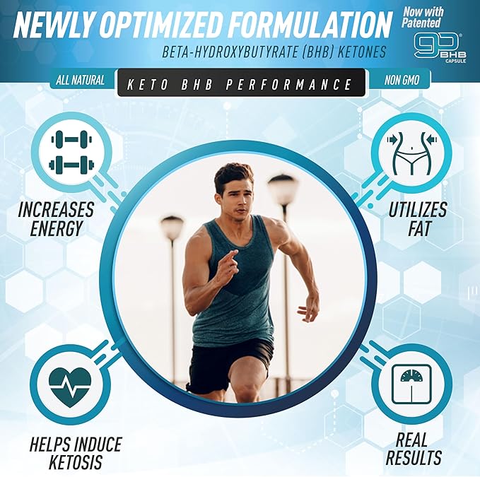 Purely Optimal Keto BHB Capsules – Exogenous Ketone Pills for Ketosis Support Sustained Energy Focus &amp Metabolism – for Women &amp Men 60 Capsules