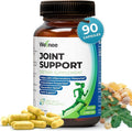 Wellnee Joint Support Supplement - Glucosamine Chondroitin MSM Boswellia &amp Turmeric - Relieves Joint Discomfort &amp Supports Flexibility - Wellknee Joint Support - 90 Capsules 30 Servings