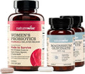NatureWise [1] Probiotics for Women + Cranberry for PH &amp Urinary - 60 Capsules[60-Day Supply] + (Pack of 2) Magnesium Glycinate 625mg - Chelated Magnesium - 30 Capsules[30-Day Supply]