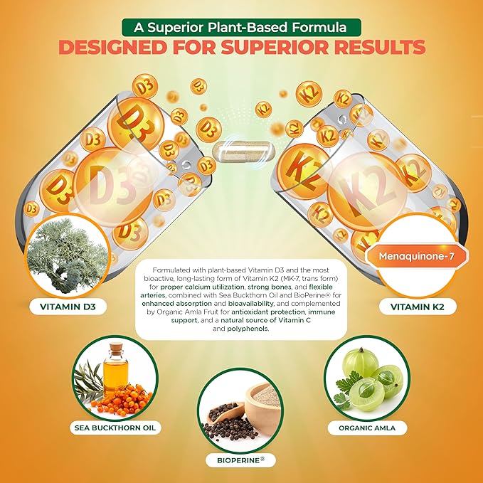 MoxyVites Quercetin with Bromelain + Vitamin D3 K2 &amp Omega-7 – Enhanced Absorption Immune Support – Bone &amp Heart Wellness Bundle