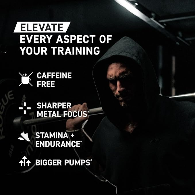 Kaged Pre Workout Elite Stim Free Powder | Cherry Limeade | Creatine Beta Alanine L-Citrulline | No Caffeine | 20 Servings