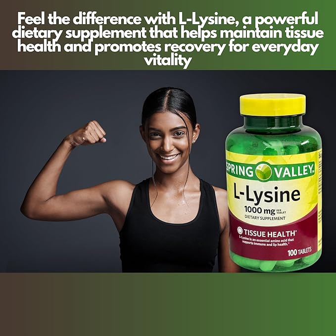 Llysine 1000mg Tablets- 100ct (Pack of 2)