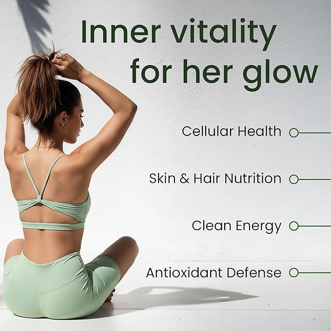 Grass Fed Beef Organ Supplement for Women with Super Greens &amp Antioxidant Fruits – 60+ Bioavailable Nutrients for Hormone Balance Cycle Comfort Primal Energy Immunity Hair &amp Skin – 3 Month