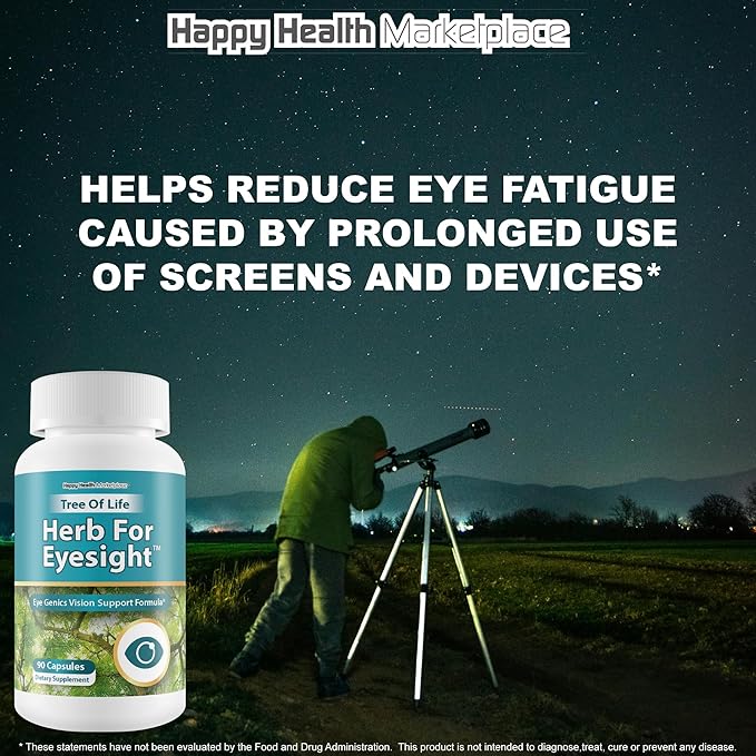 Vision Support Tree of Life Herb for Eyesight - Our Best Eye Supplement Vision Improvement Pills - Lutein Supplements for Eyes - Vision Sight Supplement Eye Health Supplements for Adults Over 50