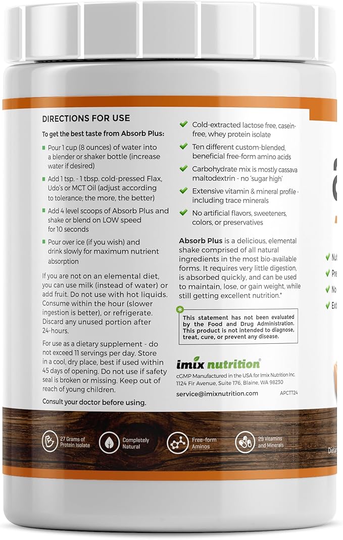 Elemental Shake – Powdered Blend – Lactose-Free Casein-Free No Artificial Additives – Smooth Easily Mixable Formula for Versatile Use (2.2 Lbs Caramel Toffee Twist)