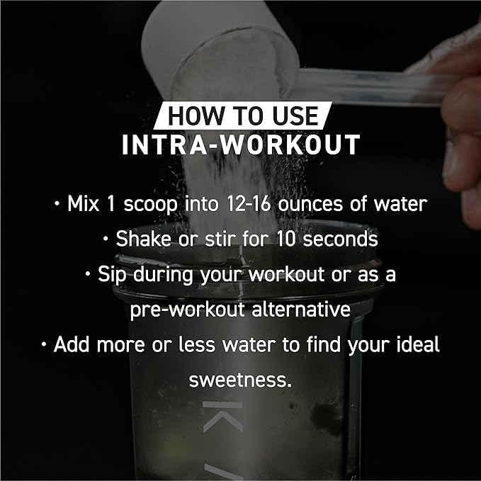 Kaged Intra-Workout Powder In-Kaged BCAAs L-Citrulline &amp Beta-Alanine for Endurance 124mg Organic PurCaf Caffeine Coconut Water Powder 20 Servings Blue Raspberry