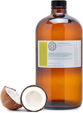 PureC60OliveOil C60 Organic MCT Coconut Oil 1L / 33.8 Fl Oz - 99.95% Carbon 60 Solvent Free 400mg - Amber Glass Bottle - Carbon 60 Coconut Oil - from The Leading Global Producer