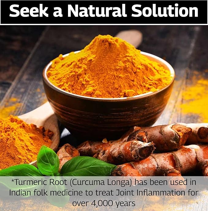 Indian Curcumin: Joint Recovery | Turmeric Tamarind Seeds Boswellia and Black Pepper Extracts | Biodegradable BPA-Free Bottle | 30 Capsules | MAHA | Dietary Supplement