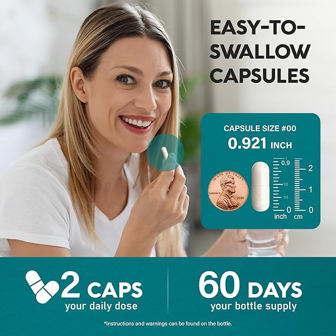 GABA L-Theanine 900 mg - Made in USA - Magnesium | Vitamin B6 - Calm Sleep Relaxation &amp Mood Support - 750 mg Gamma AminoButyric Acid 150 mg L-Theanine - Non-Habit Forming Vegan - 120 Capsules